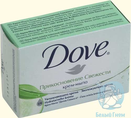 Крем-мыло Dove (прикосновение свежести, огурец) 135гр*48