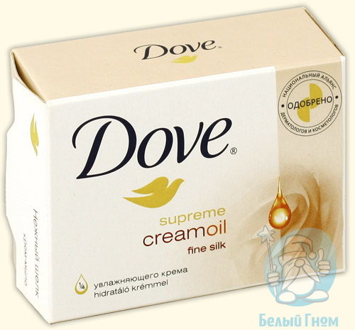Крем-мыло Dove (нежный шелк) 135гр*48