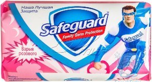 Туалетное мыло "SafeGuard" (взрыв розового) 90г*72