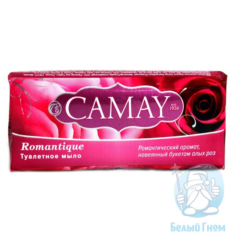 Туалетное мыло "Camay" (Romantique Букет алых роз) 85гр*72