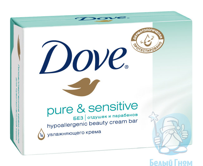 Крем-мыло Dove (гипоаллергенный Pure) 135гр*48