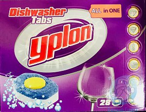 Yplon таблетки для посудомоечных машин по 28шт.