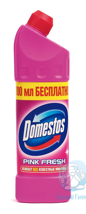 "Domestos" чистящий гель для унитаза Розовый шторм 1л*12
